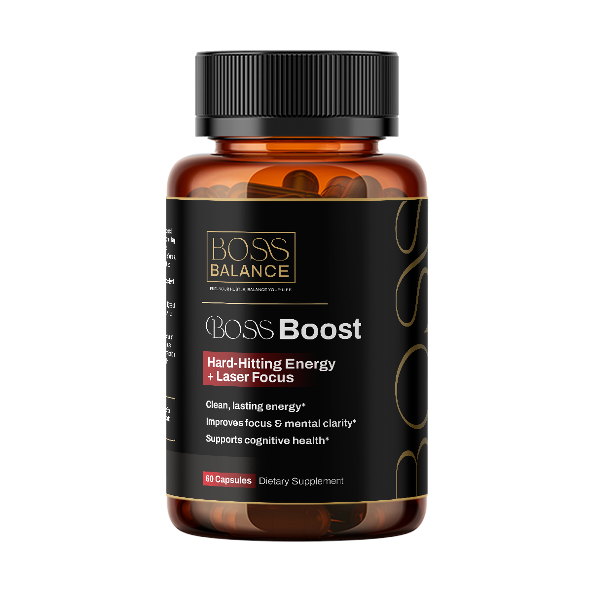 Boss Balance Boss Boost supplement bottle front view